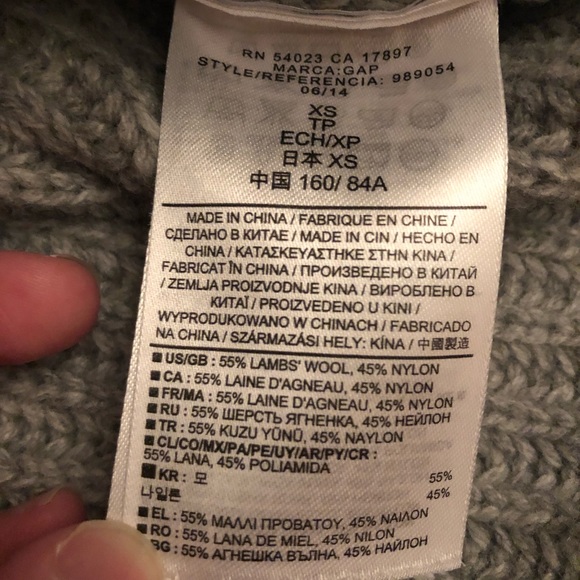 Chunky ribbed knit Gap sweater EUC - Picture 4 of 4